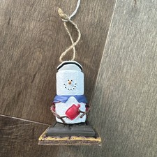 Ganz The Original S  mores Sailor Snowman Ornament