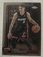 2025 Topps Chrome Pelle Larsson Miami Heat #189