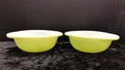 2 Vintage #080 Pyrex Bowl 8oz Lime Green Ovenware, Great Condition, No Lids