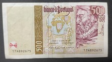 Portugal banknote of 500 Escudos from 04/17/1997 Pick 187 VF+