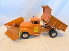 VINTAGE PRESS STEEL TONKA STATE HI WAY DEPT  DUMP TRUCK & SNOW PLOW, EXEL CONDIT