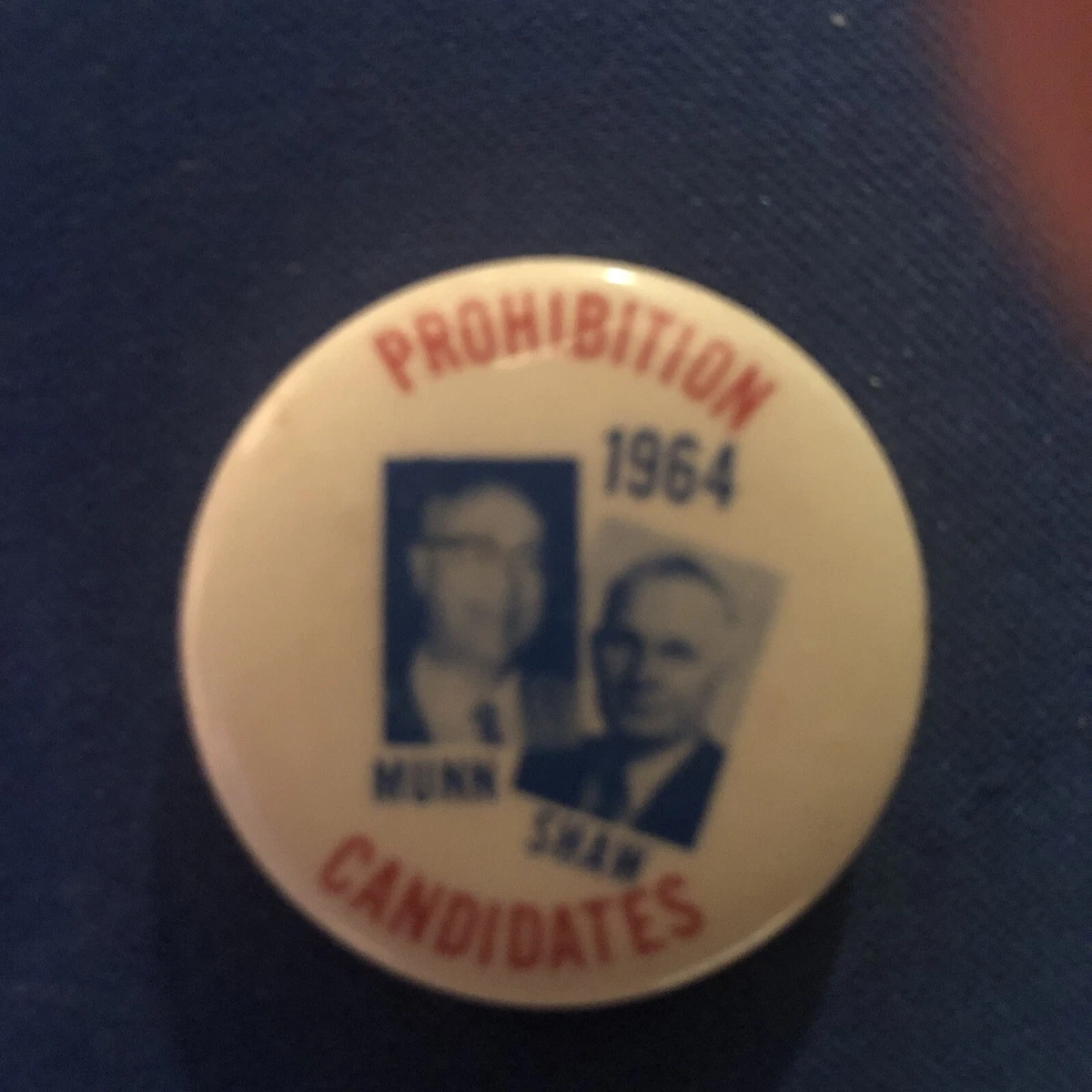 Prohibition Rally Button Prohibition Political Party