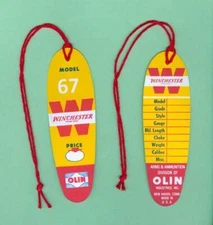 Winchester Model 67 Pre-64 Hang Tag Reproduction