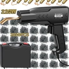 220W Plastic Welder, 2000PCS Staples Plastic Welding Kit, Custom Carry Case 