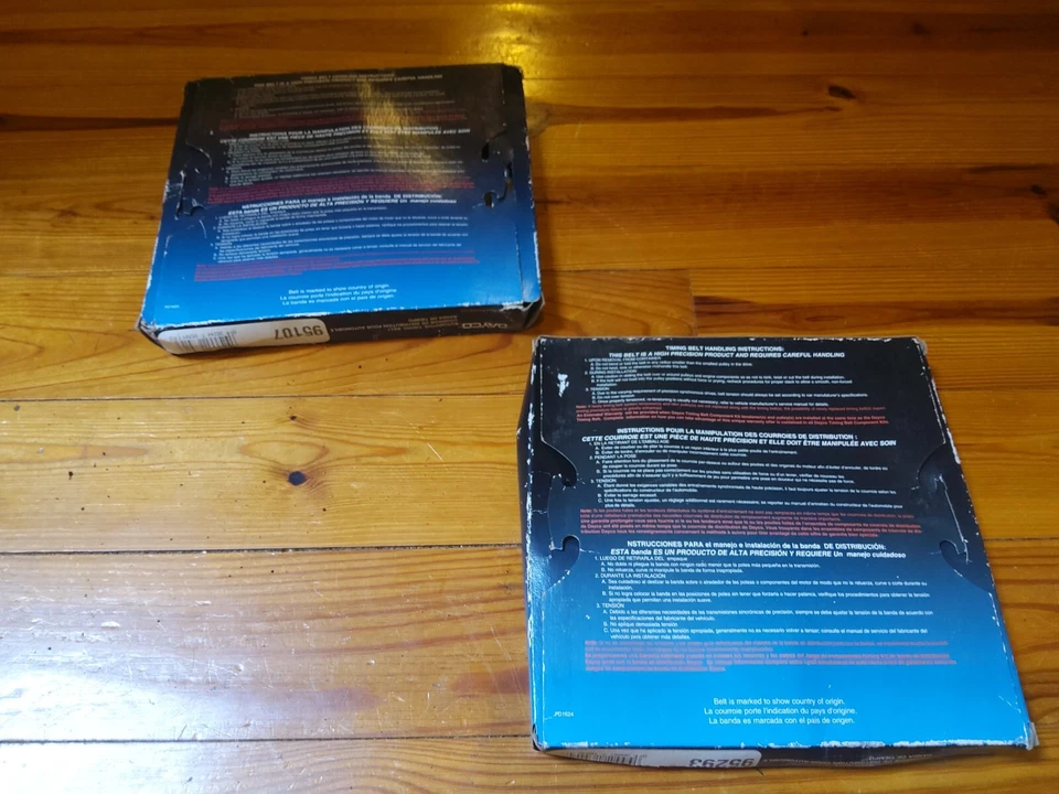 Ремни ГРМ для 1983-1989 Porsche 944 NA 924S новый в коробке - Изображение 4 из 4