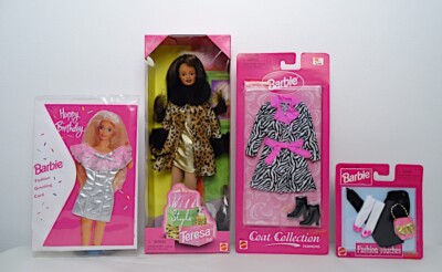 Wild Style Teresa Fashion Touches Coat Collection  Barbie Fashion Birthday Card
