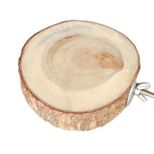 Wood Bird Perch Stand,Playground, Bird Play Gym Wood Perch Stand  Round 5 inch 