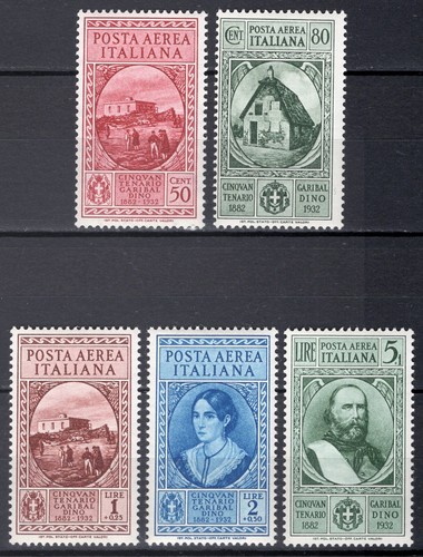 #517 - Regno - 1932 - Posta aerea Morte di Giuseppe Garibaldi - Nuovi (MNH)