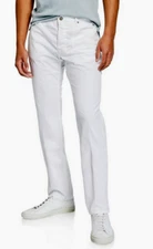 Incotex Ray Standard-Fit Five-Pocket Pants White NWT $365