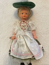 Vintage Qualitats Trachten-Puppen Girl Doll Bayern Germany
