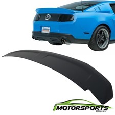 Matte Black Rear Trunk Spoiler Lid For 2010-2014 Ford Mustang Coupe Shelby Gt500