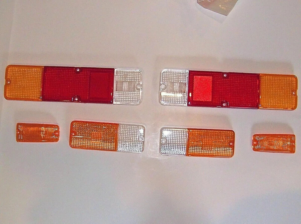 COMPLETE LENS SET - BRAKE LIGHT, TURN, SIDE MARKER LENSES COMPLETE LENS SET - BRAKE LIGHT, TURN, SIDE MARKER LENSES