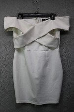 Lulus Dressed for Success Off the Shoulder BodyCom Dress-Size Medium