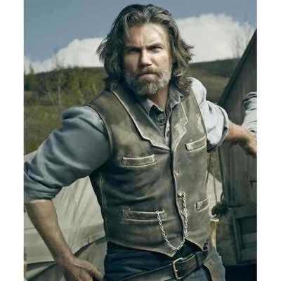 Hell on Wheels Cullen Bohannan Real Leather Vest - 100% MONEY BACK GUARANTEE!!!