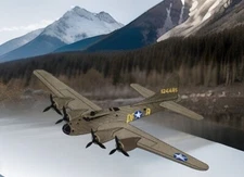 B-17 Flying Fortress Patch WWII Bomber Warbird Large Jacket Back Iron on Sew on