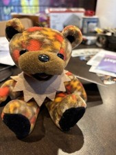 GRATEFUL DEAD Fall Tour LIQUID BLUE BEANIE BEAR Plush New