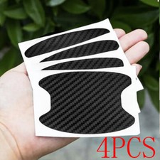 4pcs Carbon Fiber Car Door Handle Protector Film Anti Scratch Stickers Decal 4pcs Carbon Fiber Car Door Handle Protector Film Anti Scratch Stickers Decal