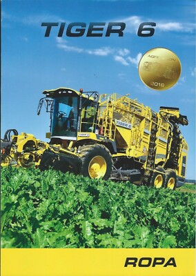 Farm Brochure - ROPA  - Tiger 6 Sugar Beet Harvester - 2016 FRENCH lang (F7398)