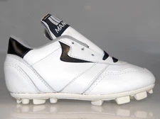Kid's Manriquez Baseball Cleats Leather White
