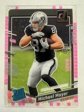 2023 Panini Clearly Donruss Michael Mayer Rated Rookie Techno /10 Bookend RC