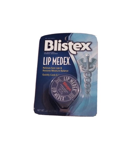 1 Blistex Lip Medex Cooling Analgesic Relief Sore Lips Moisture Blister Pack - Picture 4 of 4