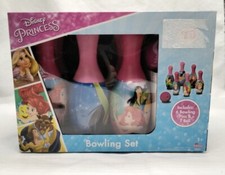 Disney Princess Bowling Set 6 pins 1 ball Ages 2 Indoor  Outdoor Fun New 45857