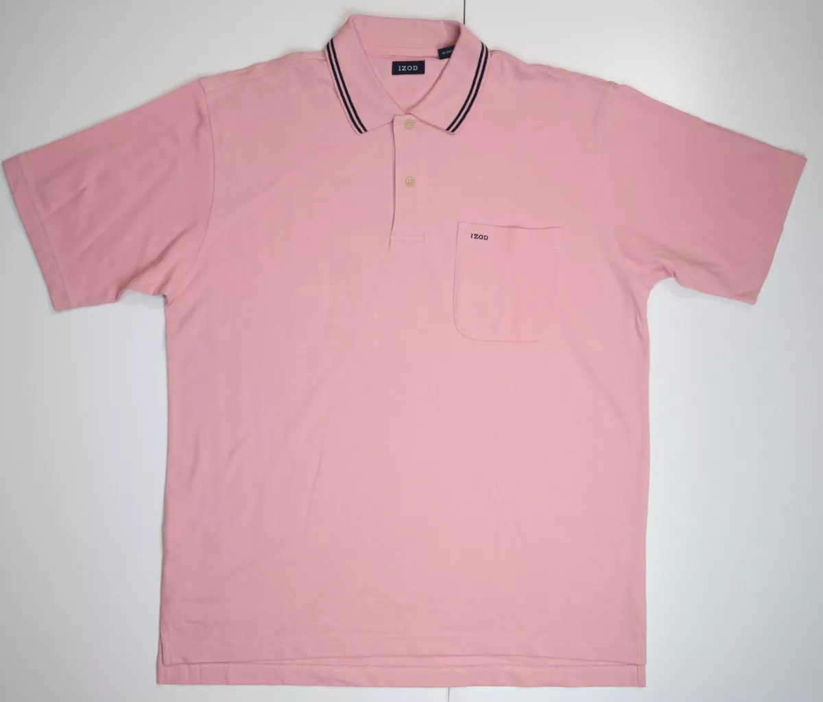 Izod pink polo clearance shirt