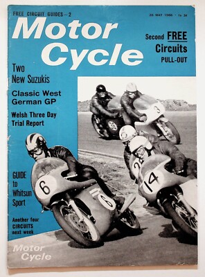1966 May 26 Motor Cycle Motorcycle Magazine Welsh Three-Day Trial Motocross