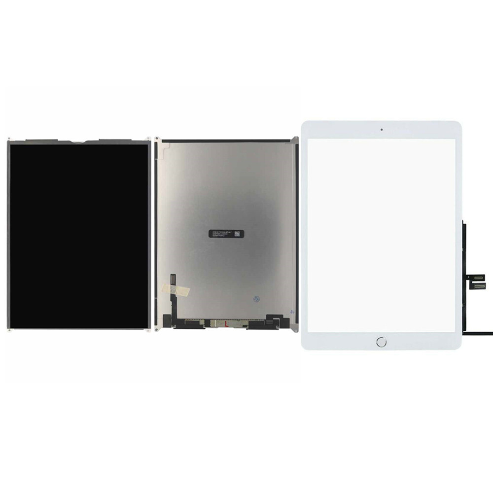 TOUCH SCREEN PER APPLE IPAD 2019 7th GEN. A2197 A2198 A2200 VETRO NERO - Foto 5