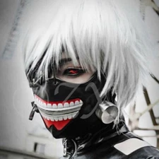 Tokyo Ghoul Kaneki Ken Adjustable Mask Japanese Anime Cosplay Halloween Costume