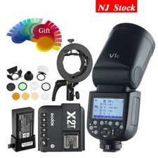 US Godox V1-S TTL Camera Flash X2T-S Trigger AK-R1 Barndoor S2 Bracket For Sony