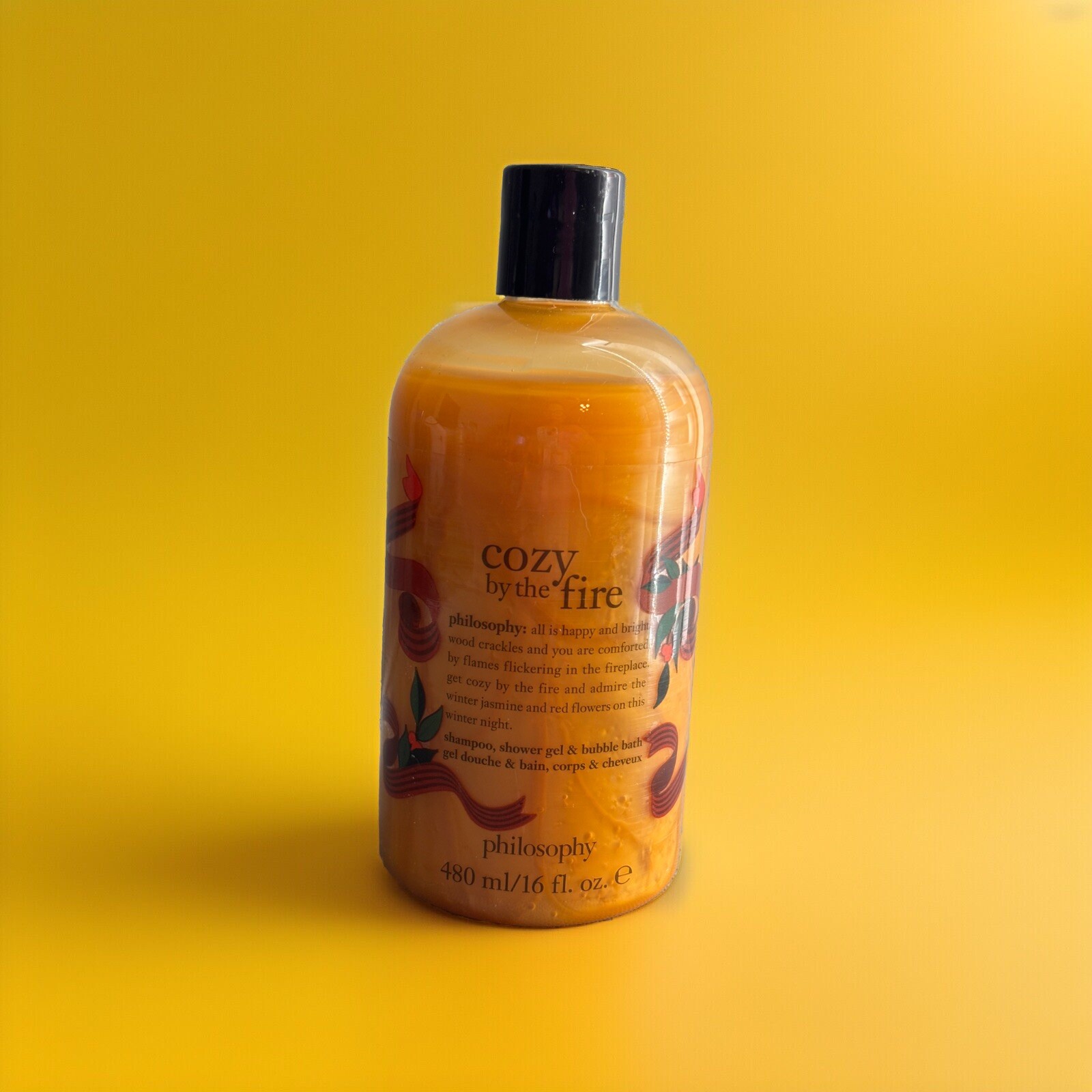 Philosophy Cozy By The Fire Shampoo Shower Gel & Bubble Bath, 16 Fl. Oz