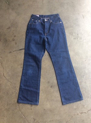 Miss Edwin Wide Leg Denim Jeans sz 27 x 32 Blue
