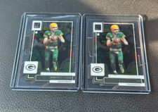 2022 Panini Clearly Donruss Aaron Rodgers 3 Card