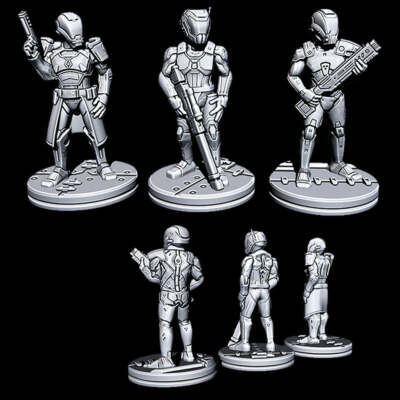 Alliance Patrol - Novus Landing - Starfinder - Cyberpunk - Science Fiction - Syf