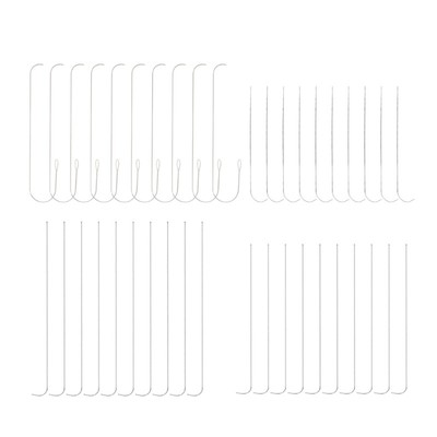 10Pcs Curved Beading Needle for Bead Spinner, Large Eye Curved Beading Needle