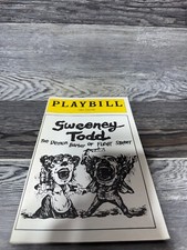 SWEENEY TODD, THE DEMON BARBER OF FLEET STREET, PLAYBILL, URIS THEATRE, OCT 1979