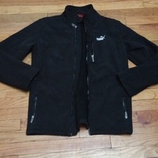 Puma Boys Black Jacket sz XL