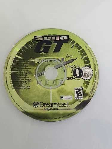 Sega GT (Sega Dreamcast, 2000) DISC ONLY