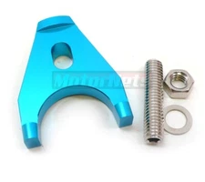 Distributor Hold Down Clamp Chevy 90° V6 Small Big Block V8 Billet Aluminum Blue