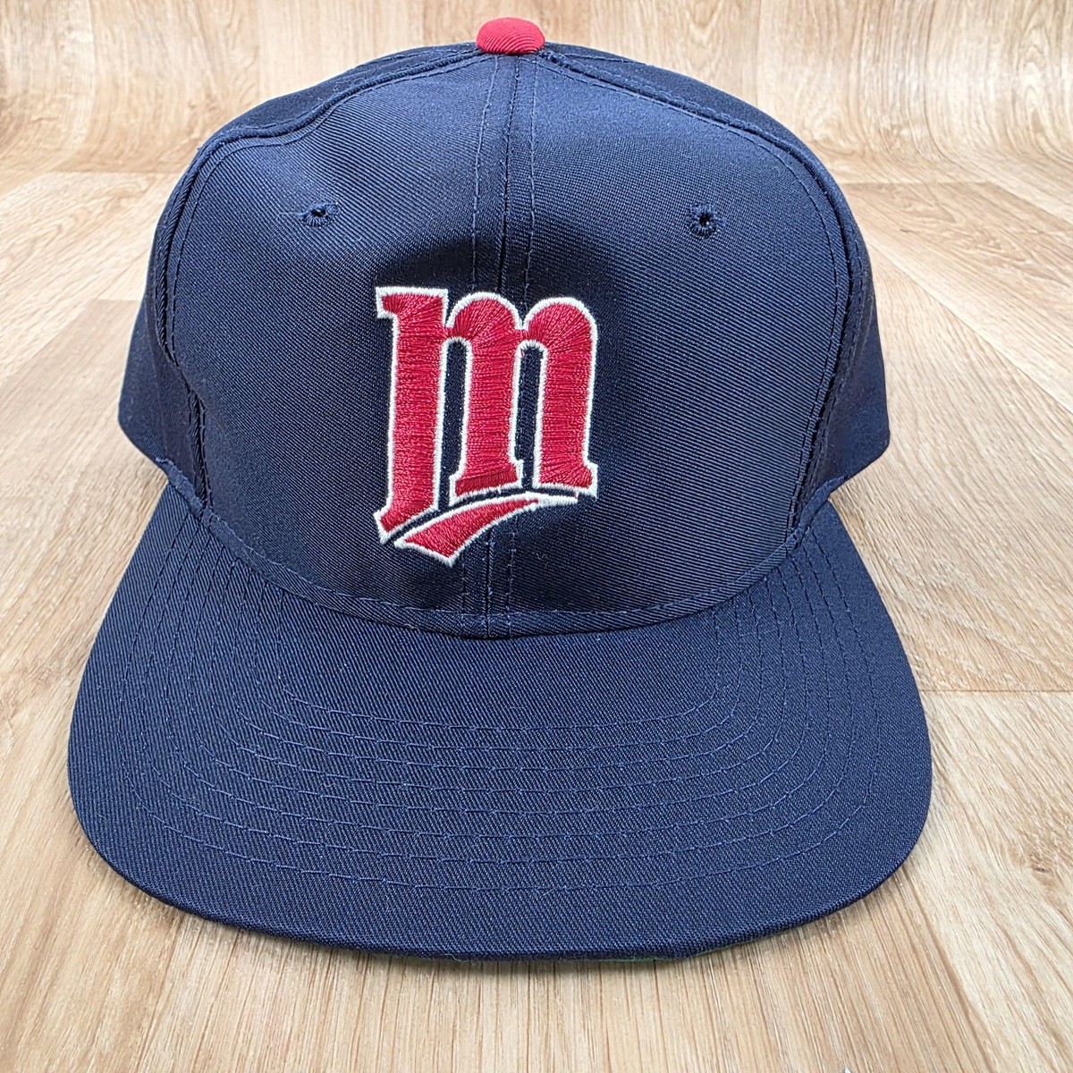 \'47 Brand MLB Minnesota Twins Embroidered Snap-on Women\'s Hat Cap VTG Minnesota Twins Hat Strapback Cap YOUTH Blue Red M Logo  main image 4