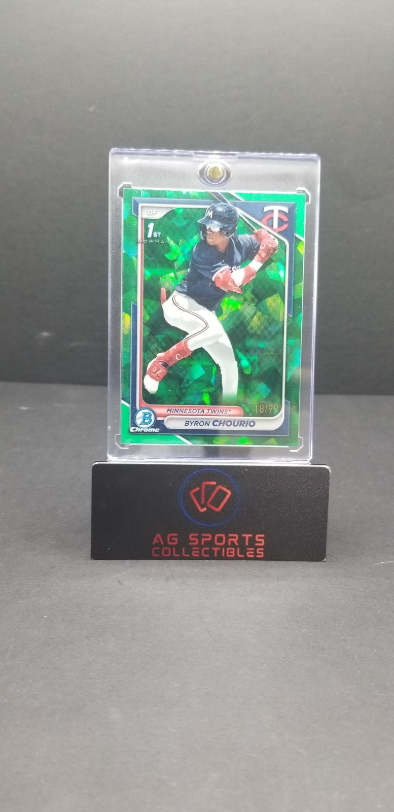2024 Bowman Sapphire Edition #BCP-129 Byron Chourio Green Sapphire #/99