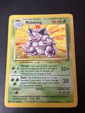 Carta Pokemon Vintage - Nidoking Set Base Illimitato 11/102 1999 Holo Rara #1