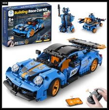 Robot Car Building Kit 473 Piece STEM Remote Control App Coding 3 In 1