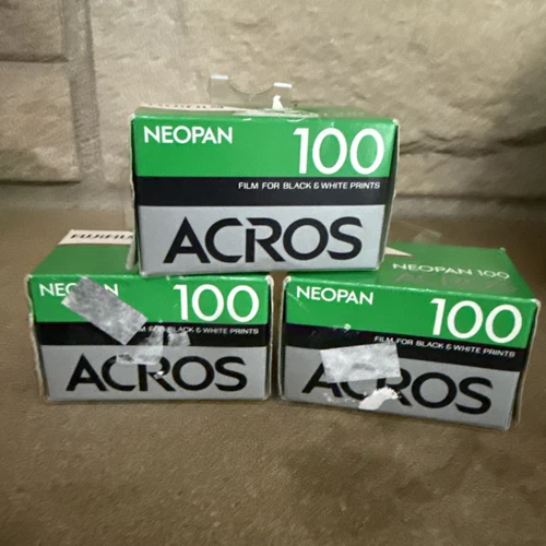 Fujifilm Neopan Acros 100 B&W Film **Expired** 2011 3 Pack