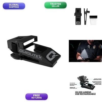 QUIQLITE QX2WW White LED Pocket Light 20-200 lumens Safety Strobe