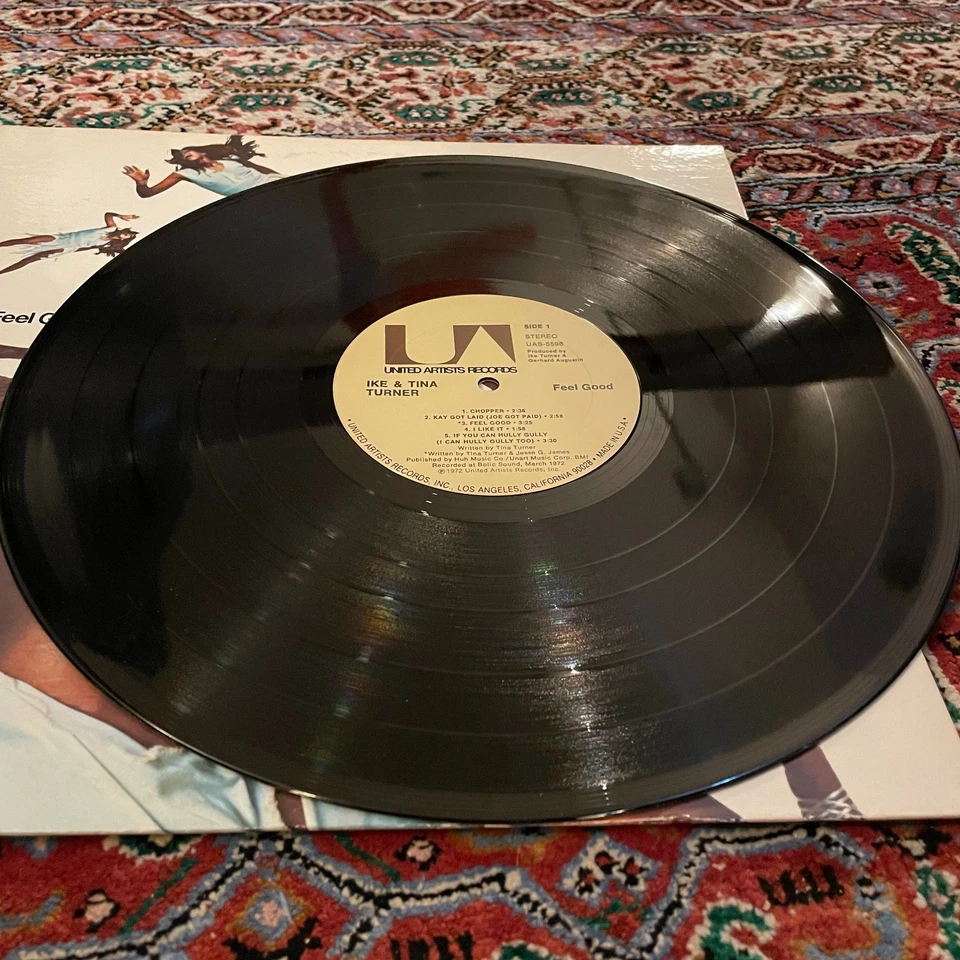 Vtg 1972 Ike + Tina Turner Feel Good LP Vinyl Record UAS-5598 Soul Music EX - Image 3 of 4