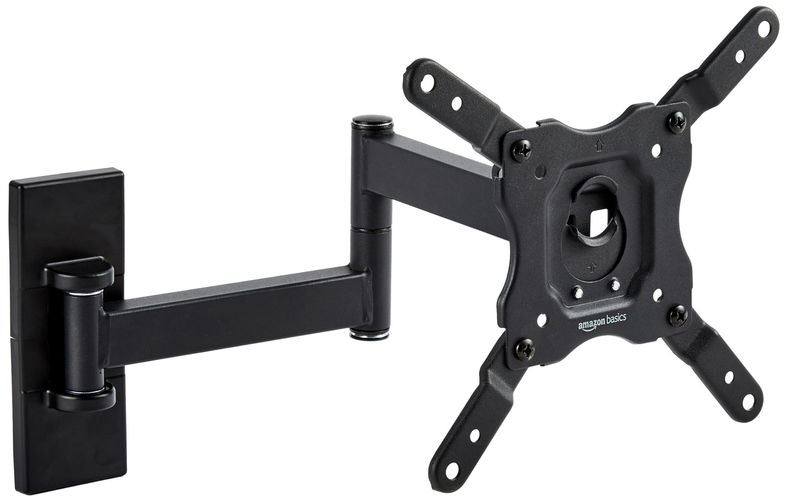 Supporto TV a parete orientabile Amazon Basics nero VESA 200x200 fino a 36kg