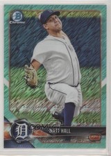 2018 Bowman Chrome Prospects Aqua Shimmer Refractor 121/125 Matt Hall #BCP80 w6q