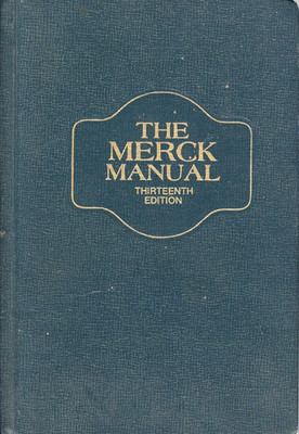 The Merck Manual of Diagnosis and Therapy HC 1977 Vintage Robert Berkow